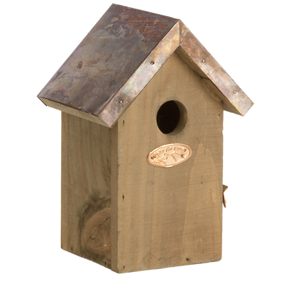 Nido Pajaros con Techo Cobre